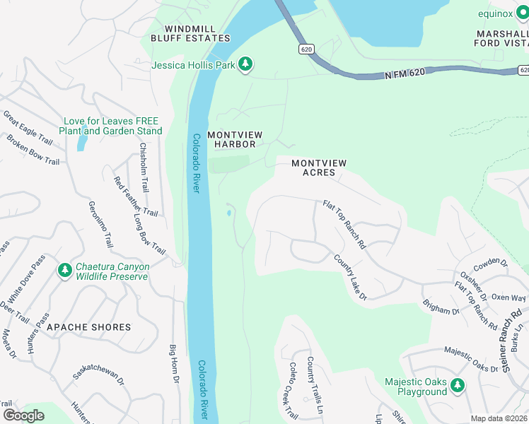 map of restaurants, bars, coffee shops, grocery stores, and more near 13928 Flat Top Ranch Road in Austin