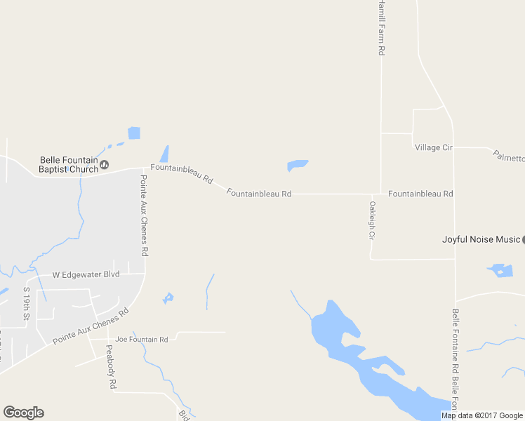 map of restaurants, bars, coffee shops, grocery stores, and more near 7335 Fountainbleau Road in Ocean Springs