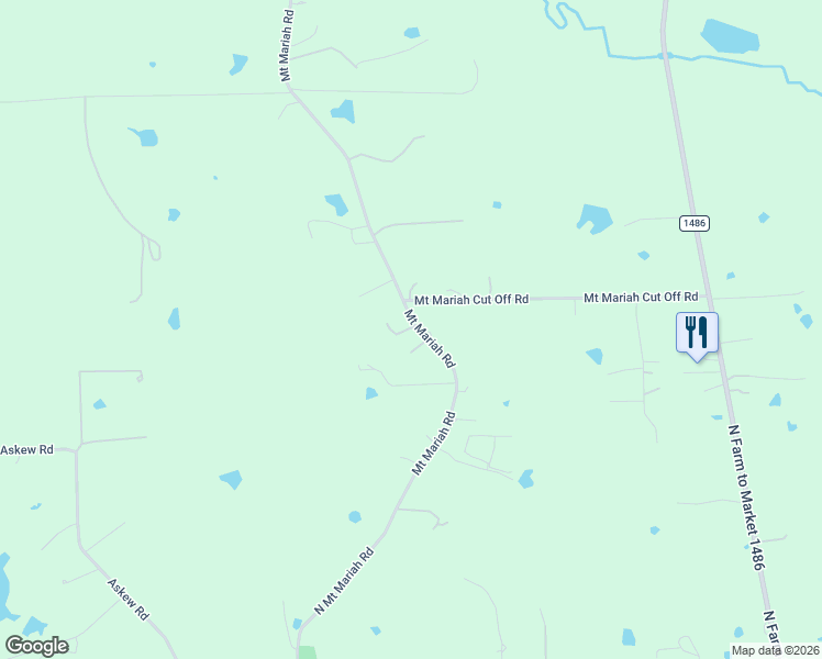 map of restaurants, bars, coffee shops, grocery stores, and more near 1847 North Mount Mariah Road in Montgomery