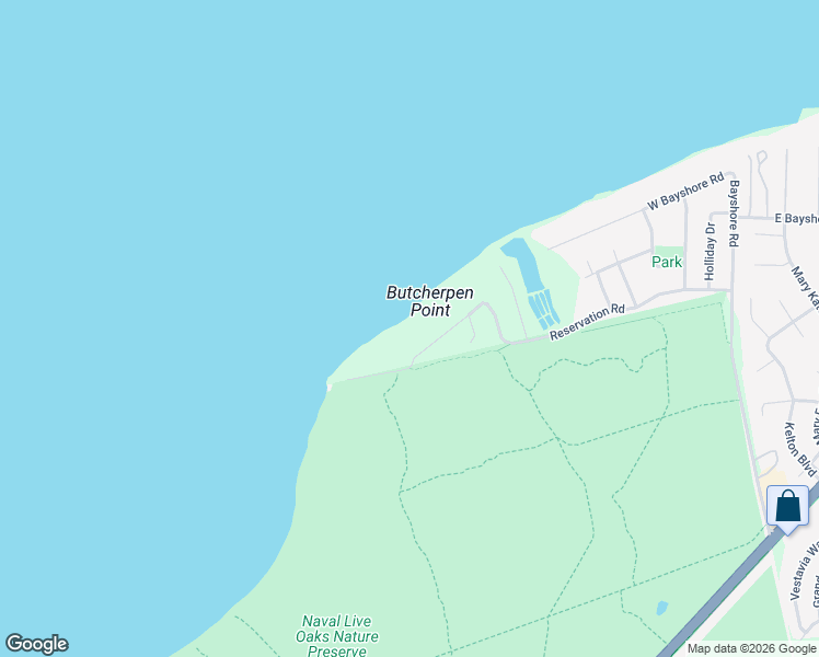 map of restaurants, bars, coffee shops, grocery stores, and more near 2100 Reservation Road in Gulf Breeze