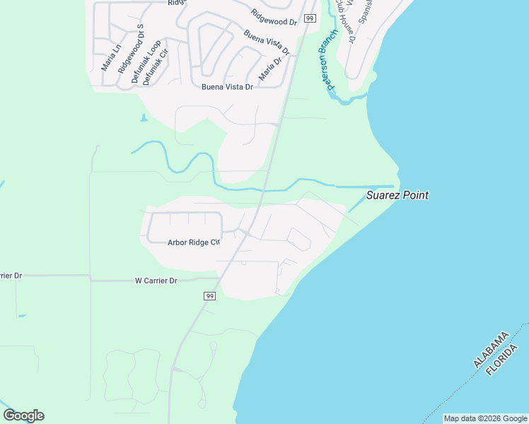 map of restaurants, bars, coffee shops, grocery stores, and more near 10721 Magnolia Lane in Lillian