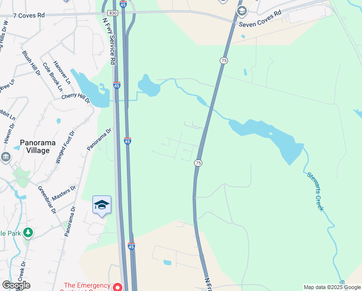 map of restaurants, bars, coffee shops, grocery stores, and more near 921 Summer Wood Boulevard in Conroe