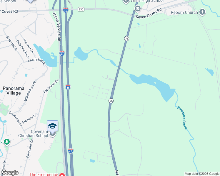 map of restaurants, bars, coffee shops, grocery stores, and more near 902 Summer Wood Boulevard in Conroe