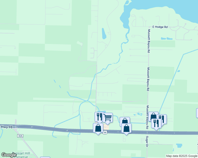 map of restaurants, bars, coffee shops, grocery stores, and more near 28 Turtle Creek Drive in Santa Rosa Beach