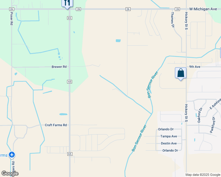 map of restaurants, bars, coffee shops, grocery stores, and more near 10861 Barner Road in Foley