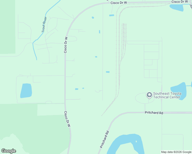 map of restaurants, bars, coffee shops, grocery stores, and more near 5412 Wandering Trail in Jacksonville