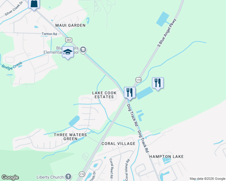map of restaurants, bars, coffee shops, grocery stores, and more near 100 Carrier Drive in Pensacola