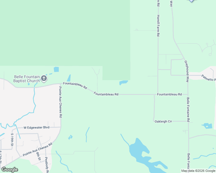 map of restaurants, bars, coffee shops, grocery stores, and more near 7334 Fountainbleau Rd in Ocean Springs