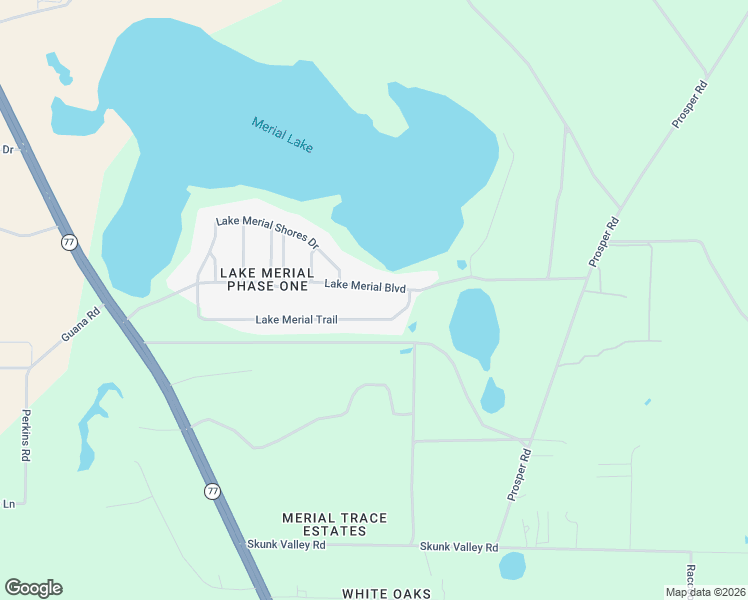 map of restaurants, bars, coffee shops, grocery stores, and more near 156 Lake Merial Boulevard in Southport