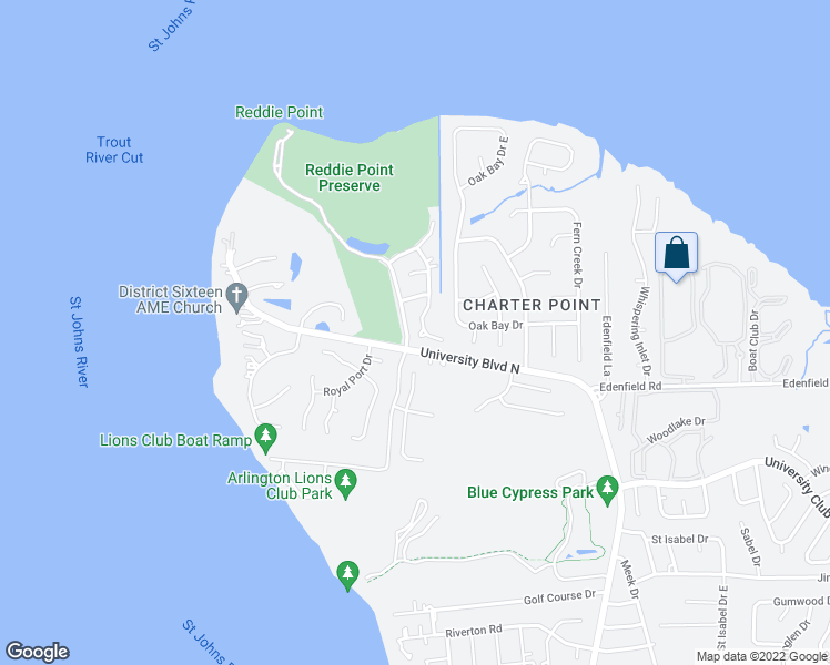 map of restaurants, bars, coffee shops, grocery stores, and more near 4374 Jiggermast Avenue in Jacksonville