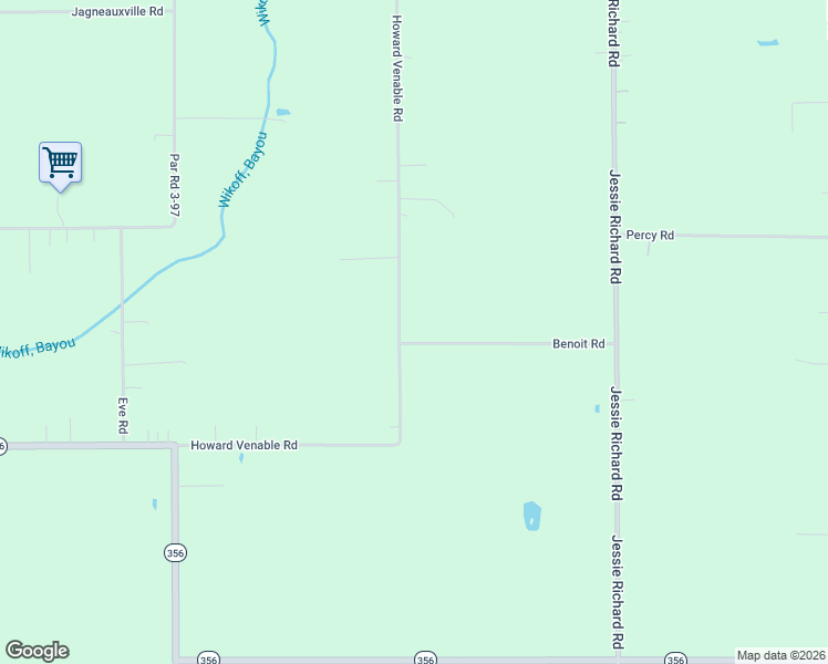 map of restaurants, bars, coffee shops, grocery stores, and more near Benoit Road in Church Point