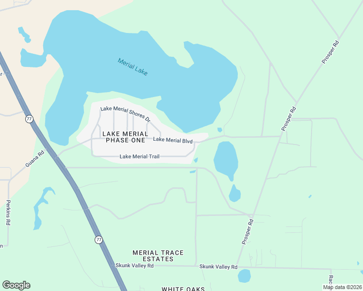 map of restaurants, bars, coffee shops, grocery stores, and more near 156 Lake Merial Boulevard in Southport