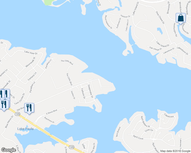 map of restaurants, bars, coffee shops, grocery stores, and more near 2 Strawberry Lane in Montgomery