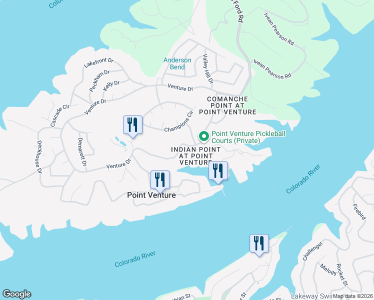 map of restaurants, bars, coffee shops, grocery stores, and more near 339 Venture Boulevard South in Leander