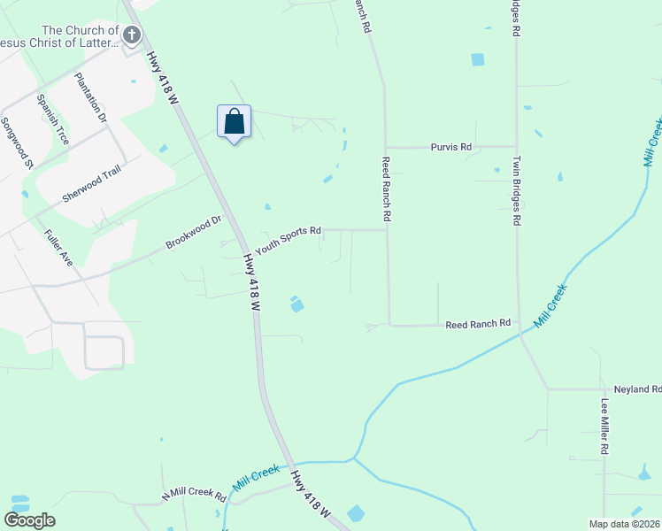 map of restaurants, bars, coffee shops, grocery stores, and more near 6246 Youth Sports Road in Silsbee