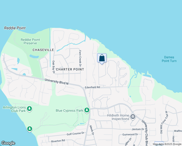 map of restaurants, bars, coffee shops, grocery stores, and more near 4368 Whispering Inlet Drive in Jacksonville