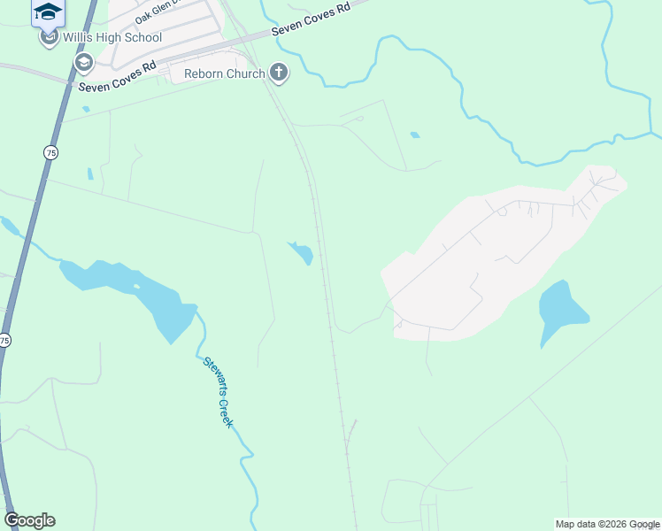 map of restaurants, bars, coffee shops, grocery stores, and more near 9980 Meador Road in Conroe