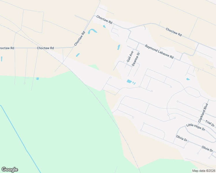 map of restaurants, bars, coffee shops, grocery stores, and more near 6387 Kristie Lane in Brusly