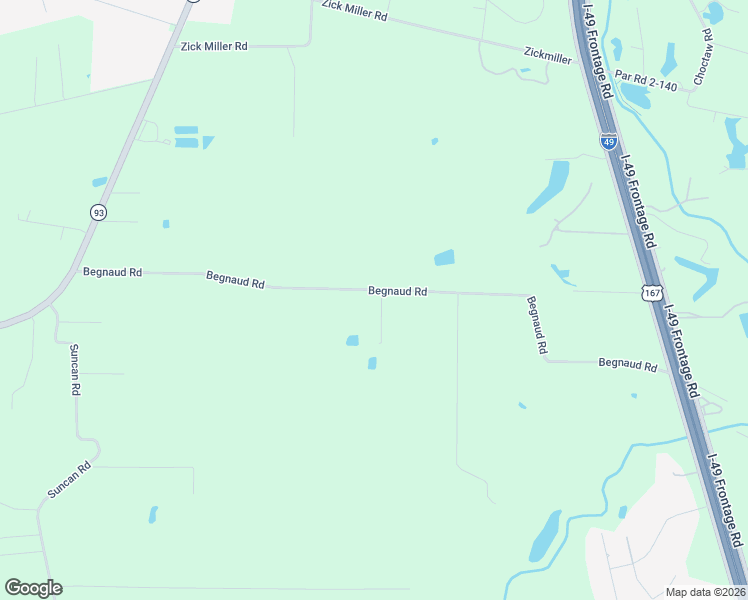 map of restaurants, bars, coffee shops, grocery stores, and more near 123-261 Begnaud Road in Sunset