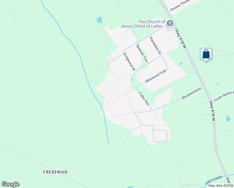 map of restaurants, bars, coffee shops, grocery stores, and more near 134 Sherwood Trail in Silsbee