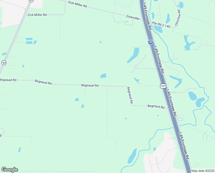 map of restaurants, bars, coffee shops, grocery stores, and more near 123-261 Begnaud Road in Sunset