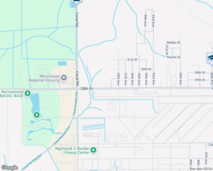 map of restaurants, bars, coffee shops, grocery stores, and more near 5914 28th Street in Gulfport