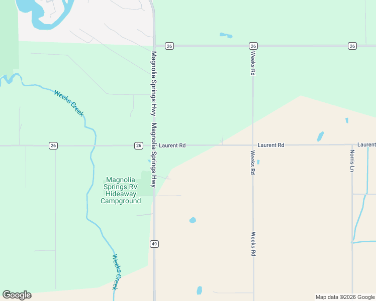map of restaurants, bars, coffee shops, grocery stores, and more near 15180 Laurent Road in Foley