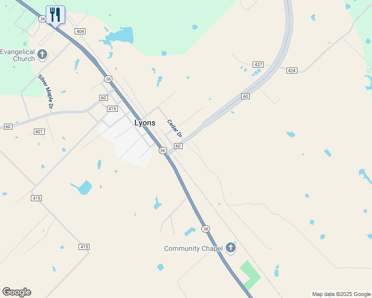 map of restaurants, bars, coffee shops, grocery stores, and more near 14015 Shady Oaks in Somerville