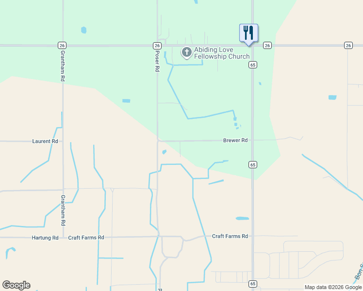 map of restaurants, bars, coffee shops, grocery stores, and more near 17678 Brewer Road in Foley