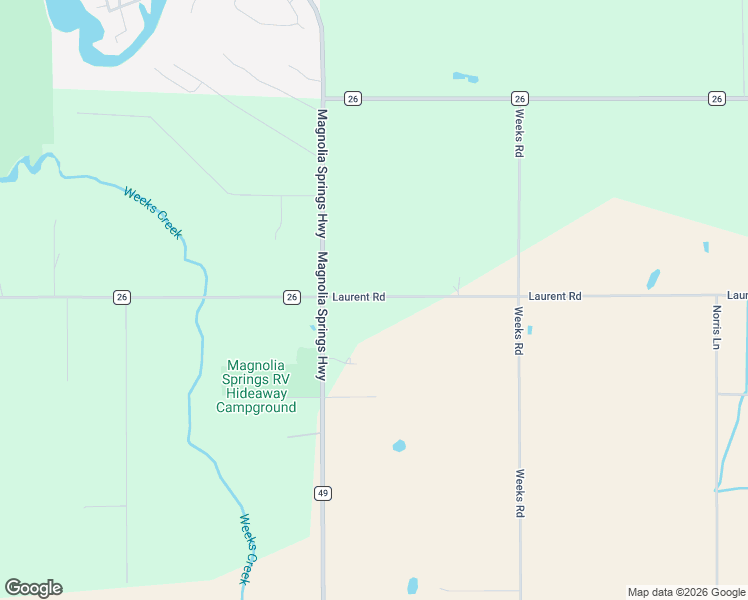 map of restaurants, bars, coffee shops, grocery stores, and more near 15180 Laurent Road in Foley