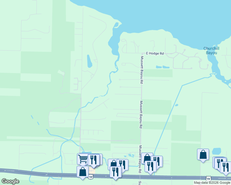 map of restaurants, bars, coffee shops, grocery stores, and more near 258 Turtle Creek Drive in Santa Rosa Beach