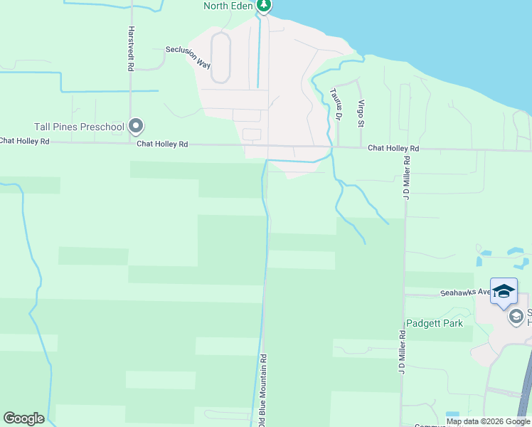 map of restaurants, bars, coffee shops, grocery stores, and more near 131-137 Old Blue Mountain Rd in Santa Rosa Beach