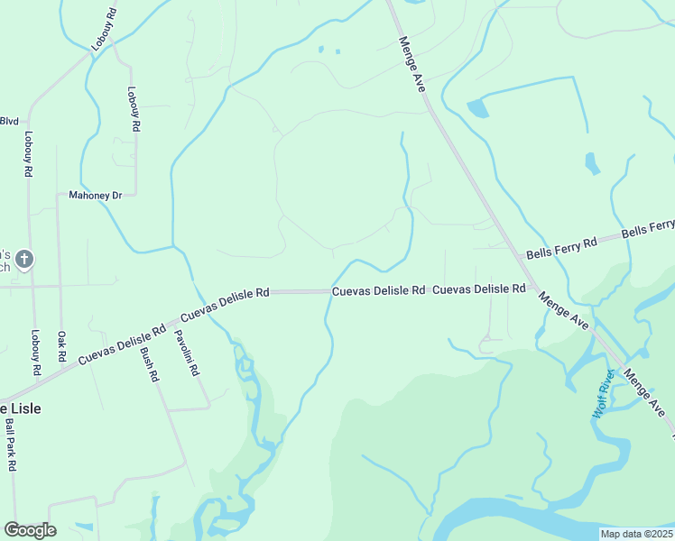 map of restaurants, bars, coffee shops, grocery stores, and more near 7040 Greenview Cove in Pass Christian