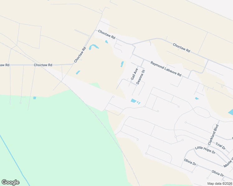 map of restaurants, bars, coffee shops, grocery stores, and more near 6387 Kristie Lane in Brusly