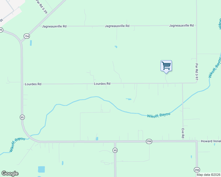 map of restaurants, bars, coffee shops, grocery stores, and more near 1304 Lourdes Road in Church Point