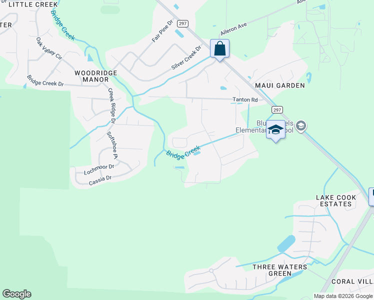 map of restaurants, bars, coffee shops, grocery stores, and more near 1529 Ora Drive in Pensacola