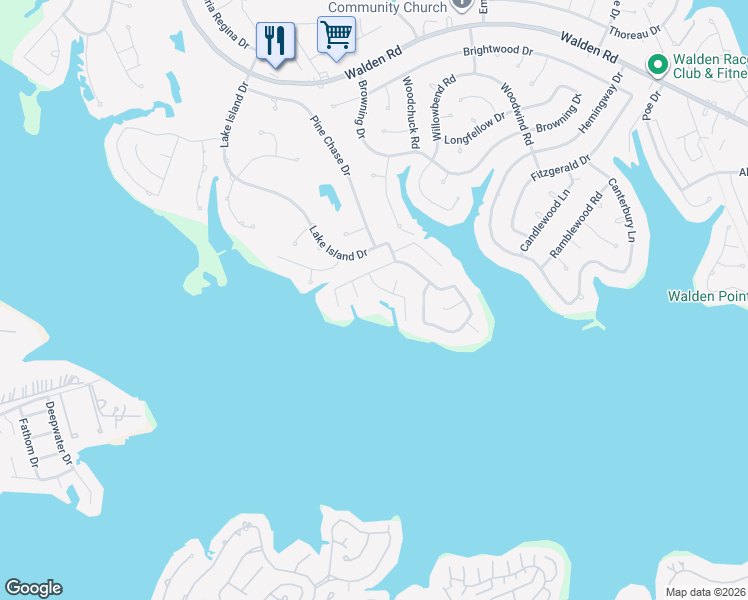 map of restaurants, bars, coffee shops, grocery stores, and more near 2806 Pine Arbor Drive in Montgomery