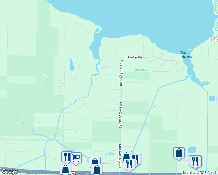 map of restaurants, bars, coffee shops, grocery stores, and more near 118 Bayou Manor Road in Santa Rosa Beach