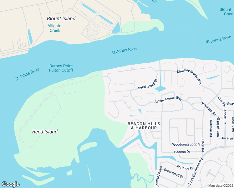 map of restaurants, bars, coffee shops, grocery stores, and more near 11264 Reed Island Drive in Jacksonville