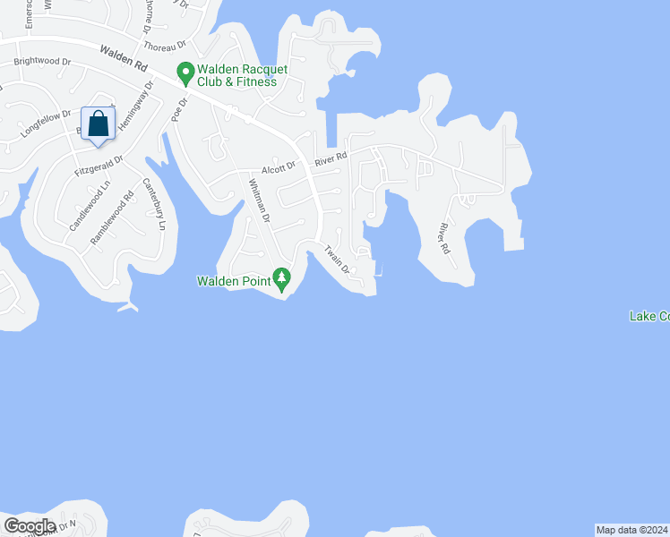 map of restaurants, bars, coffee shops, grocery stores, and more near 11115 Twain Drive in Montgomery