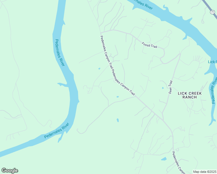 map of restaurants, bars, coffee shops, grocery stores, and more near 24409 Pedernales Canyon Trail in Spicewood