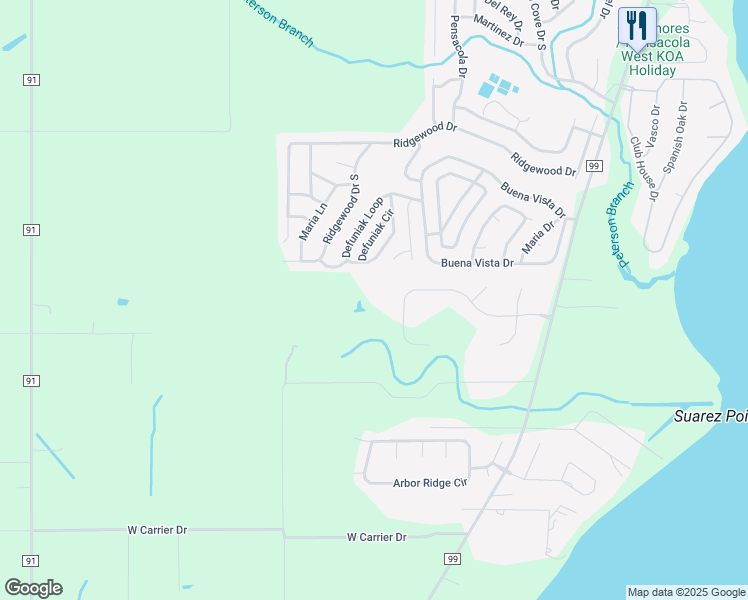 map of restaurants, bars, coffee shops, grocery stores, and more near 32899 North Pickens Avenue in Lillian
