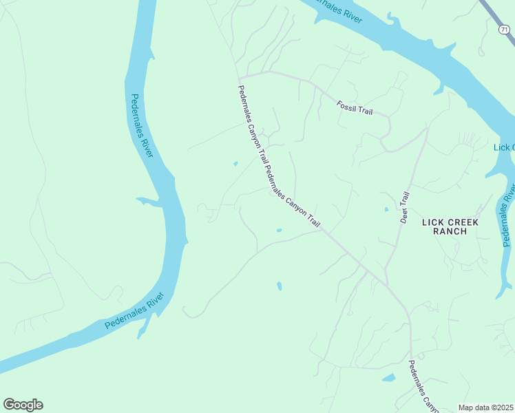 map of restaurants, bars, coffee shops, grocery stores, and more near 24409 Pedernales Canyon Trail in Spicewood