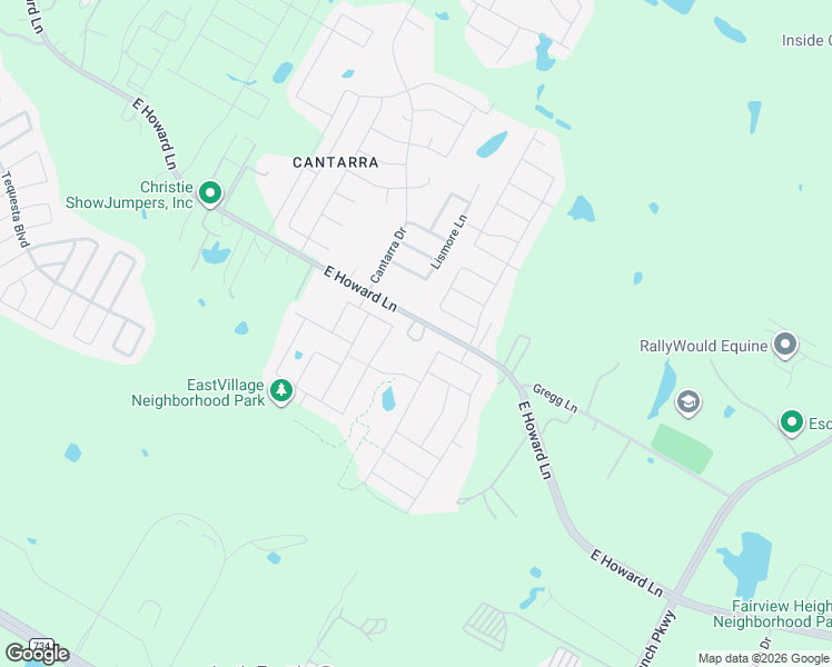 map of restaurants, bars, coffee shops, grocery stores, and more near 4601 Gregg Lane in Manor