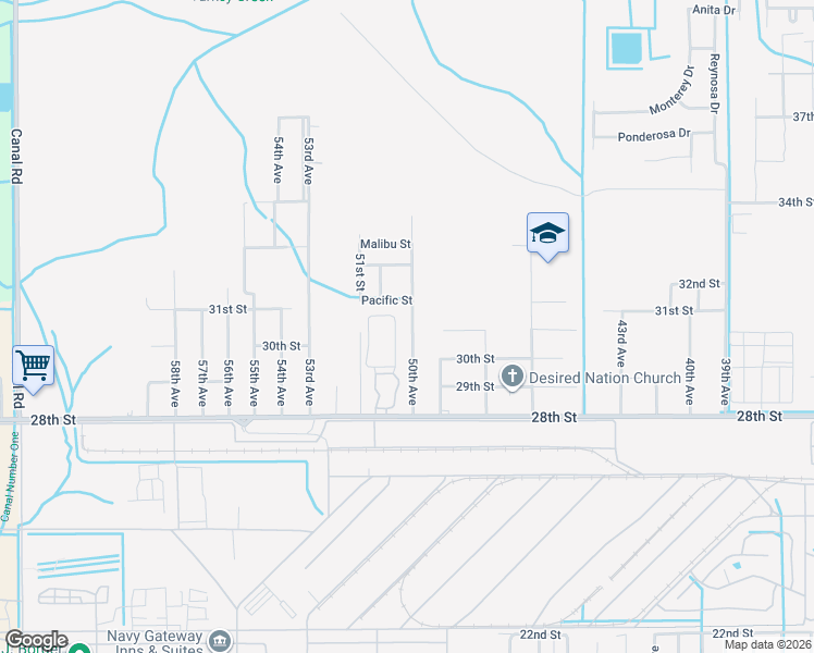 map of restaurants, bars, coffee shops, grocery stores, and more near 3009 50th Avenue in Gulfport