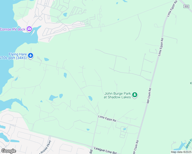 map of restaurants, bars, coffee shops, grocery stores, and more near 9561 Longmire Oaks Drive in Conroe