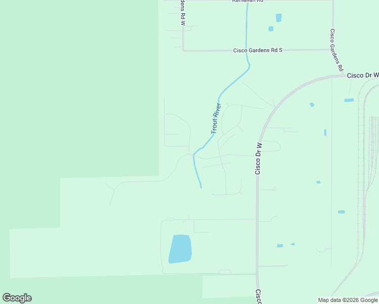 map of restaurants, bars, coffee shops, grocery stores, and more near 5825 Cisco Drive West in Jacksonville