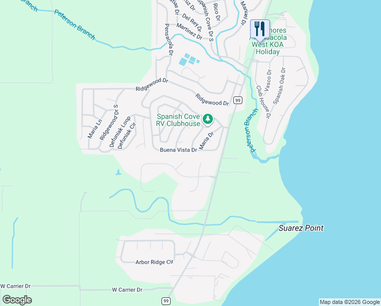 map of restaurants, bars, coffee shops, grocery stores, and more near 11125 Starling Court in Lillian