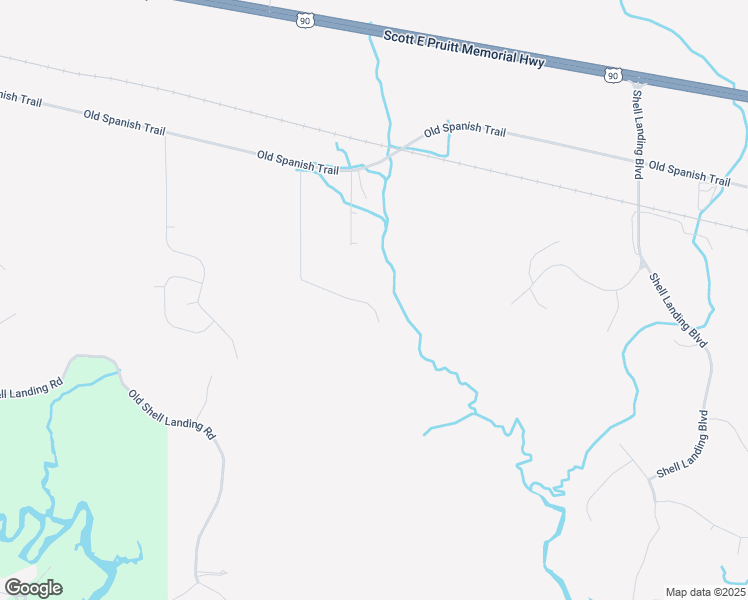 map of restaurants, bars, coffee shops, grocery stores, and more near 3200 Westlane in Gautier