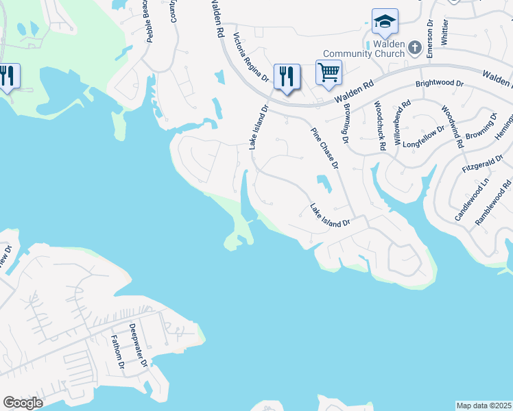 map of restaurants, bars, coffee shops, grocery stores, and more near 3123 Chippers Crossing in Montgomery